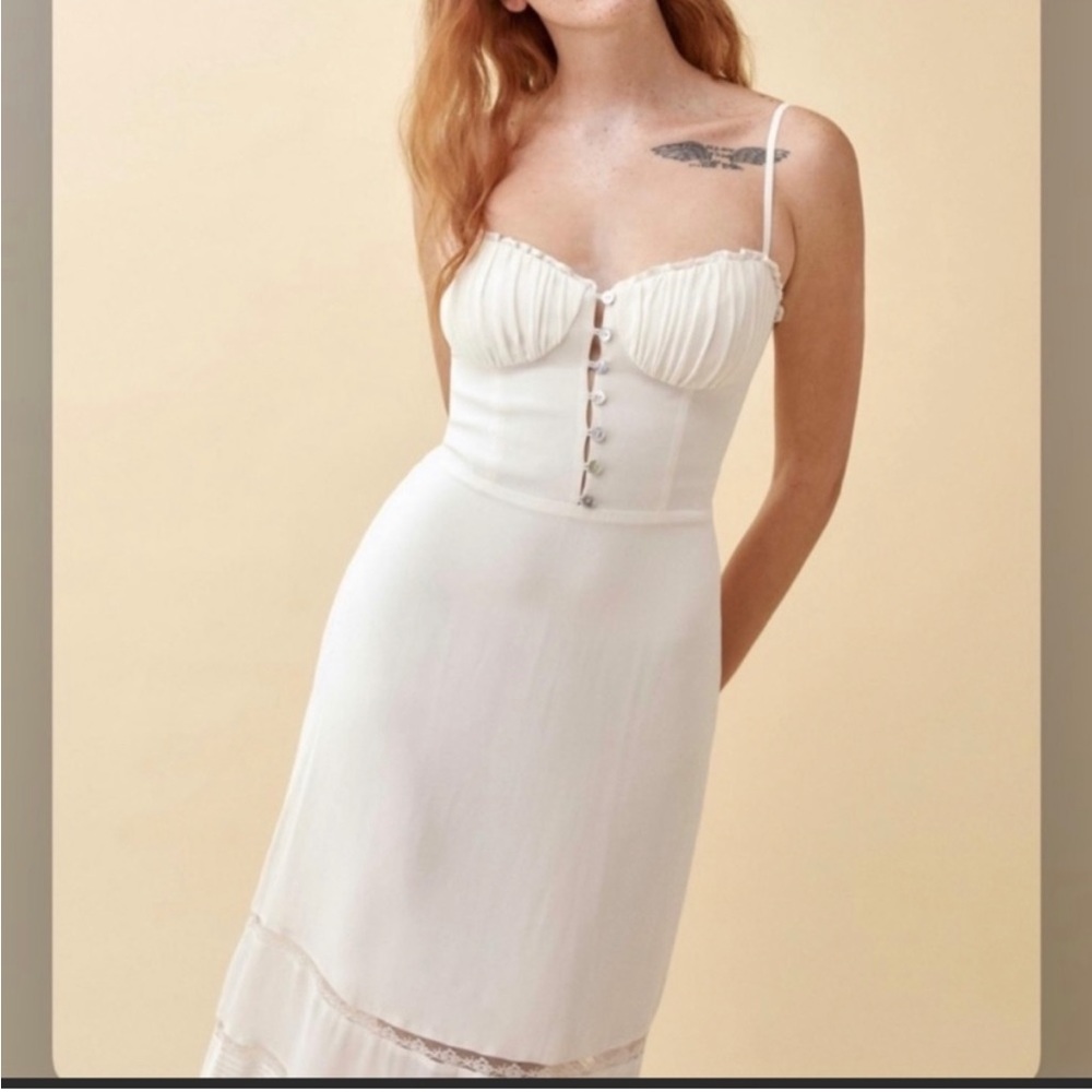 REFORMATION HARVEST DRESS IVORY 10